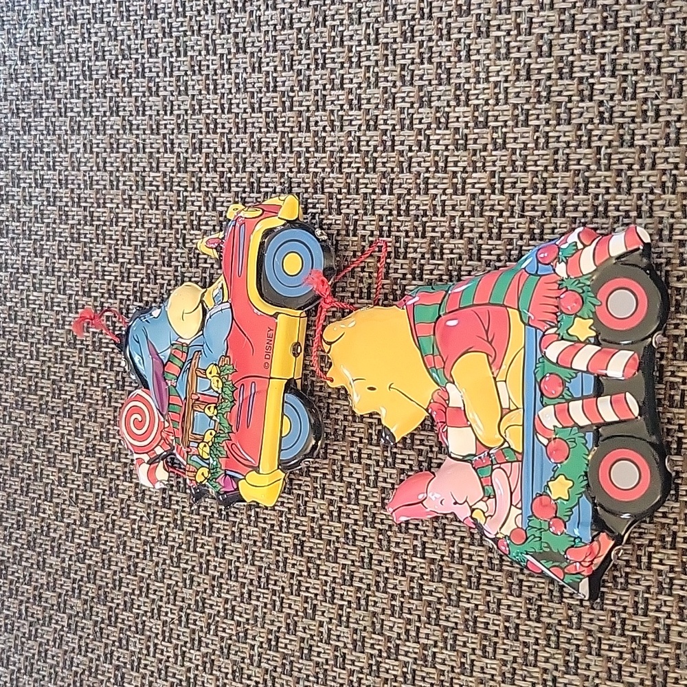 #1 Vintage Winnie-the-Pooh Disney Store Ornaments Tin